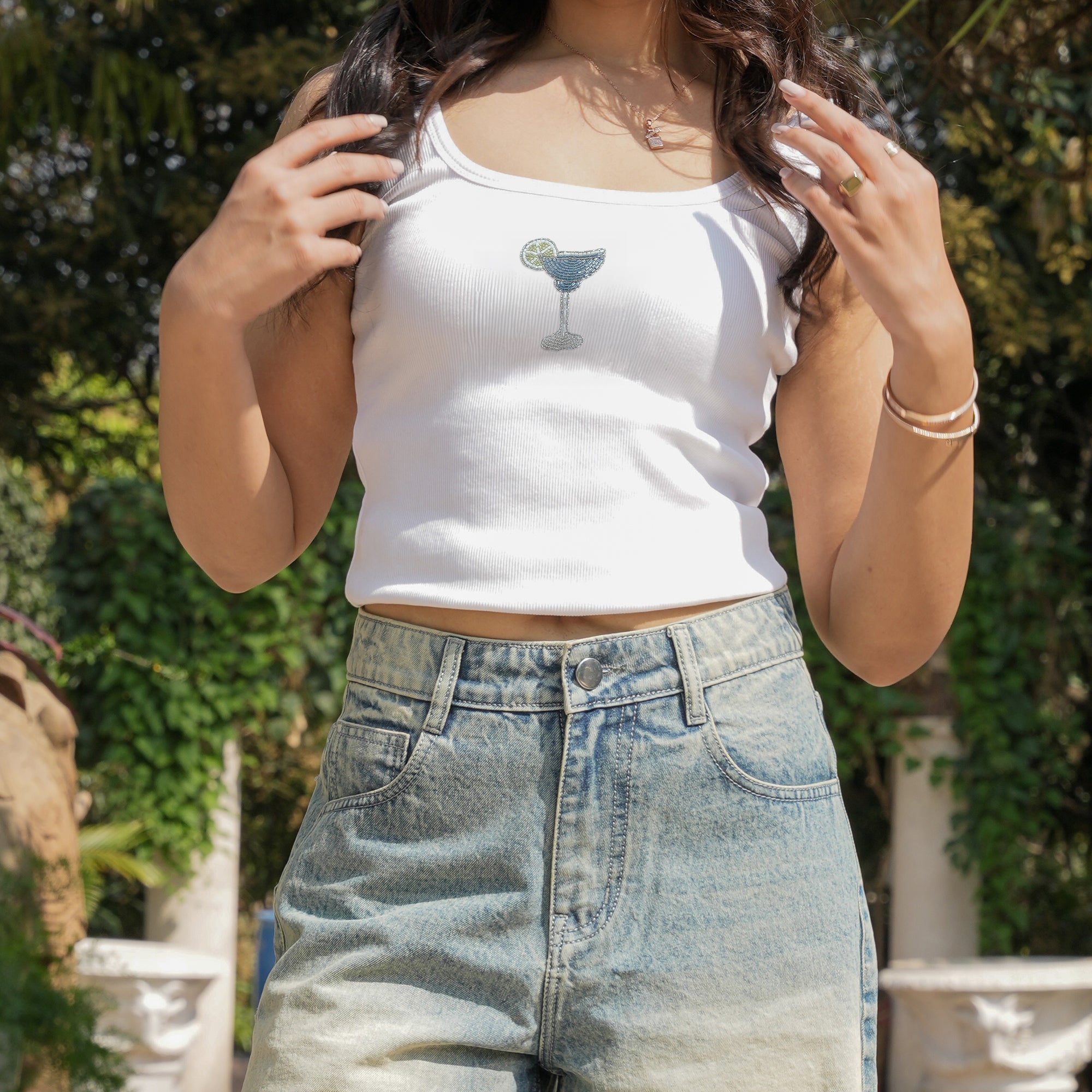 Aqua Martini Tank Top