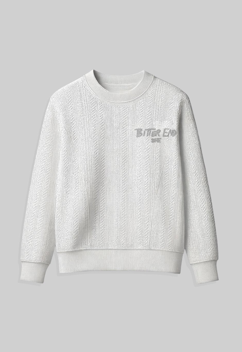 BETTER END WHITE SWEATSHIRT