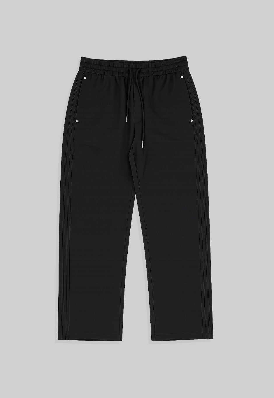 RELAXED DRAWSTRING TRACK PANTS CHARCOAL