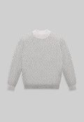 OFF WHITE FLAT KNIT SWEAT SHIRT