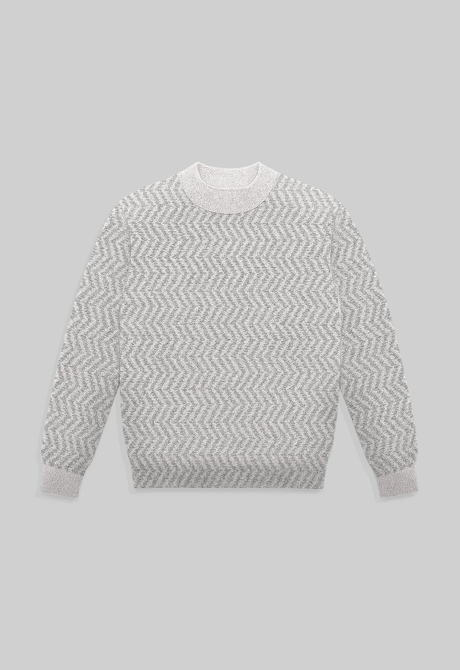 OFF WHITE FLAT KNIT SWEAT SHIRT