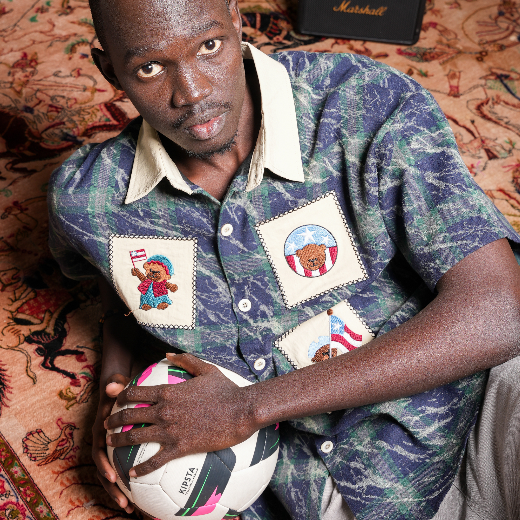 BEAR VINTAGE PATCHWORK SHIRT