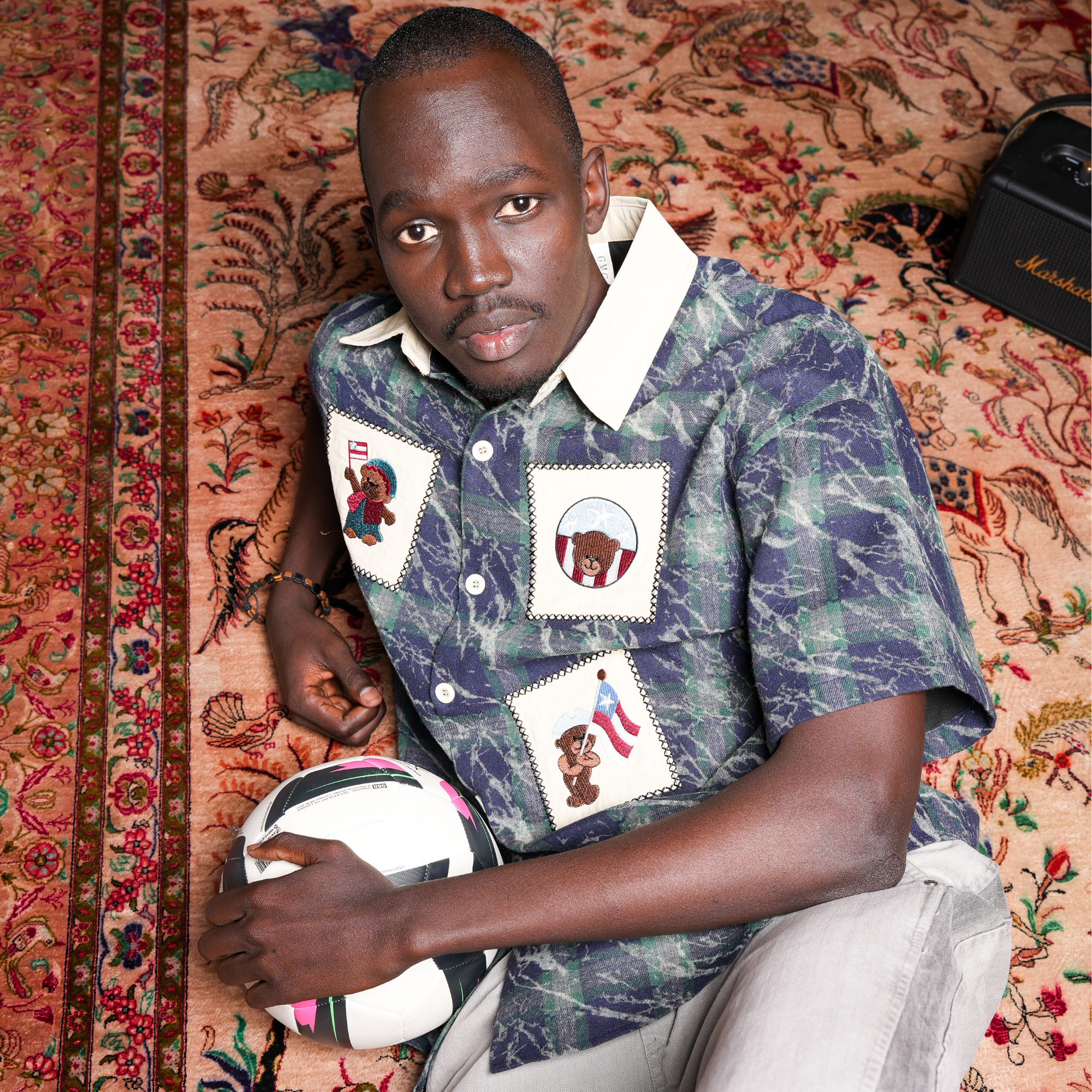 BEAR VINTAGE PATCHWORK SHIRT