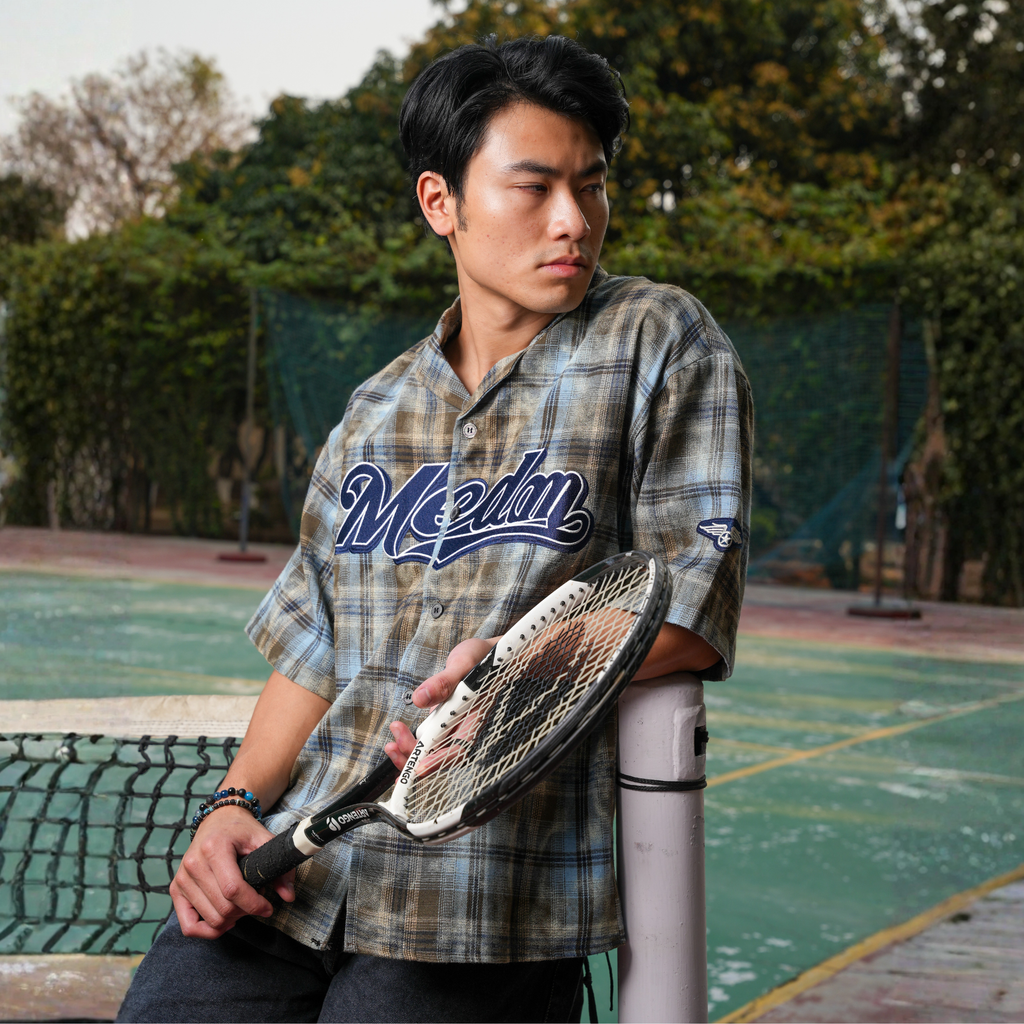 COURT PLAID MEDAM SHACKET