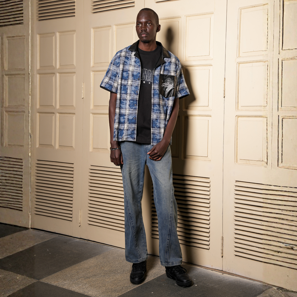 MIDNIGHT PLAID STREET SHIRT