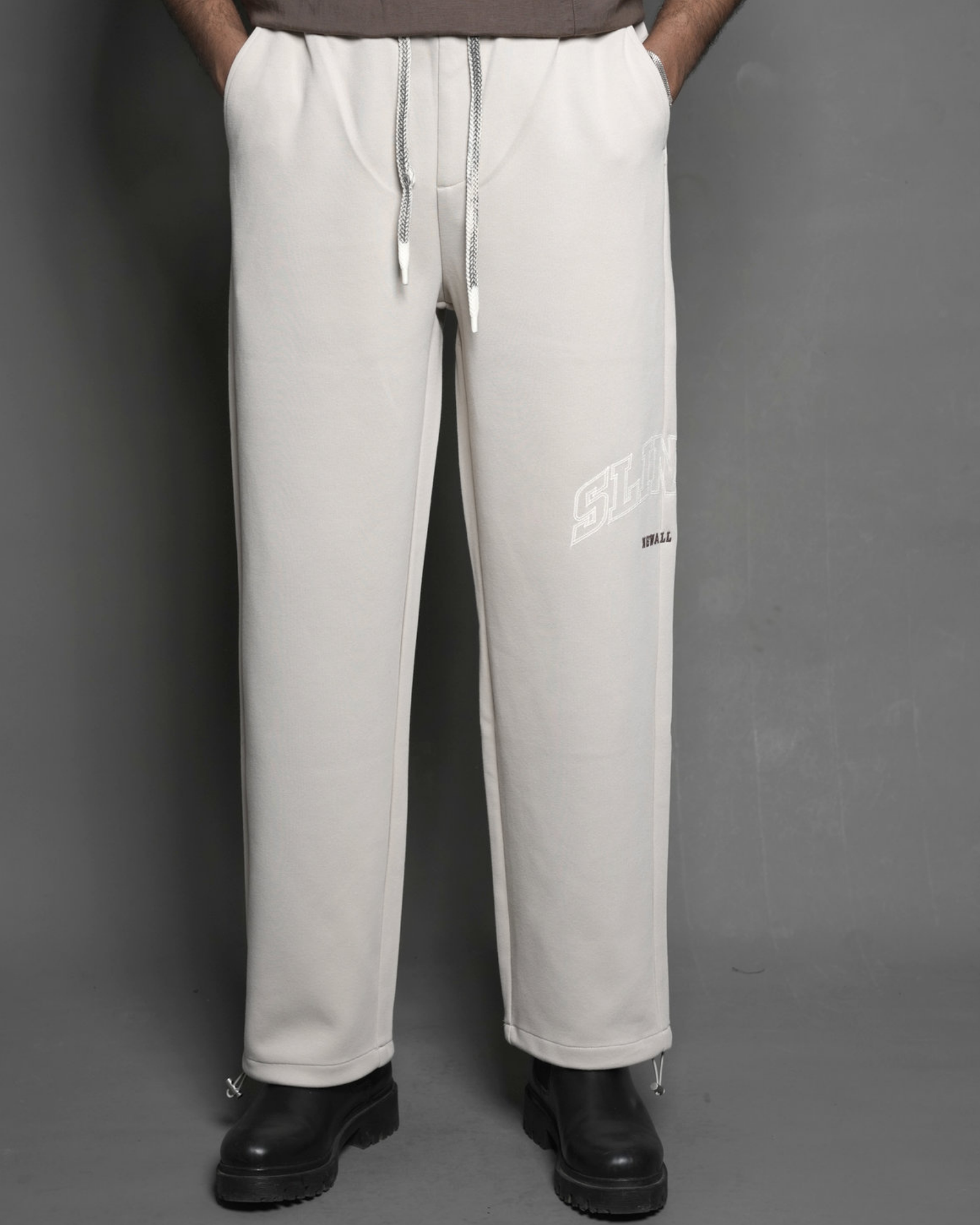 Ivory Verse Baggy Sweats