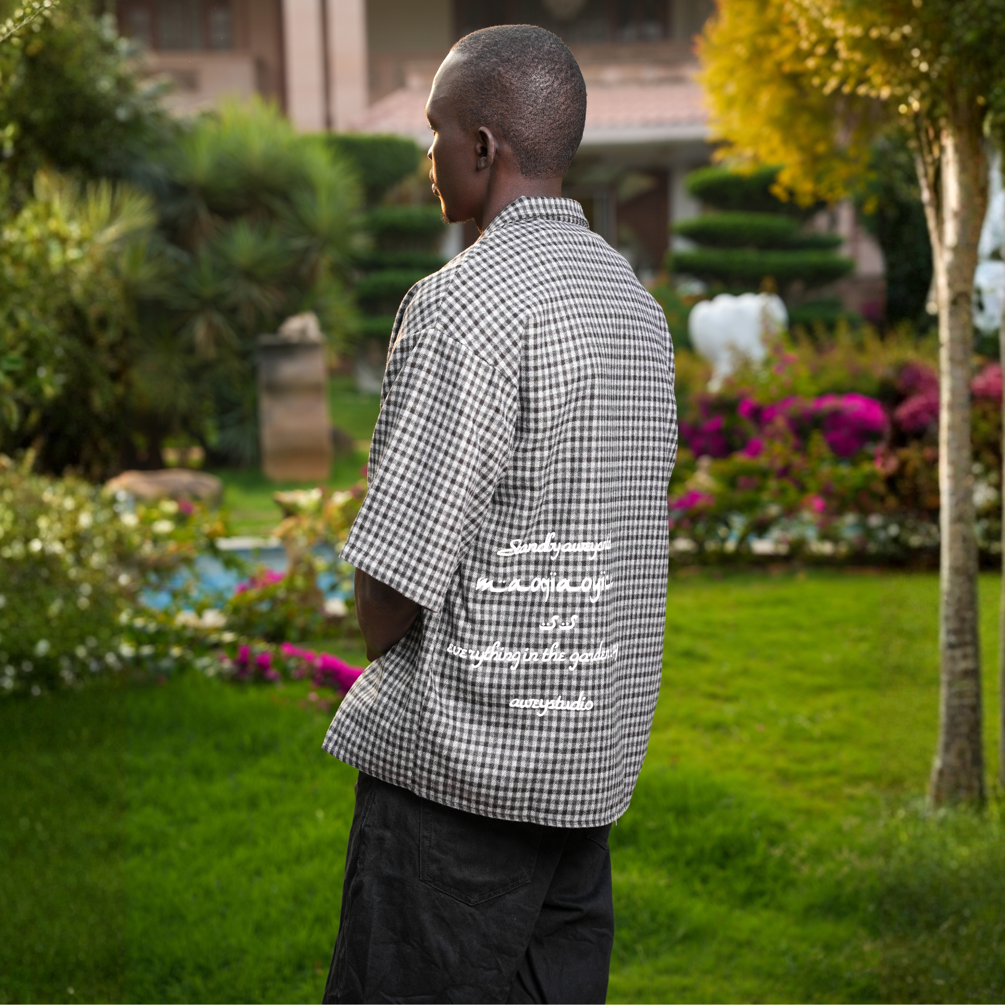 MIDNIGHT GINGHAM SHIRT