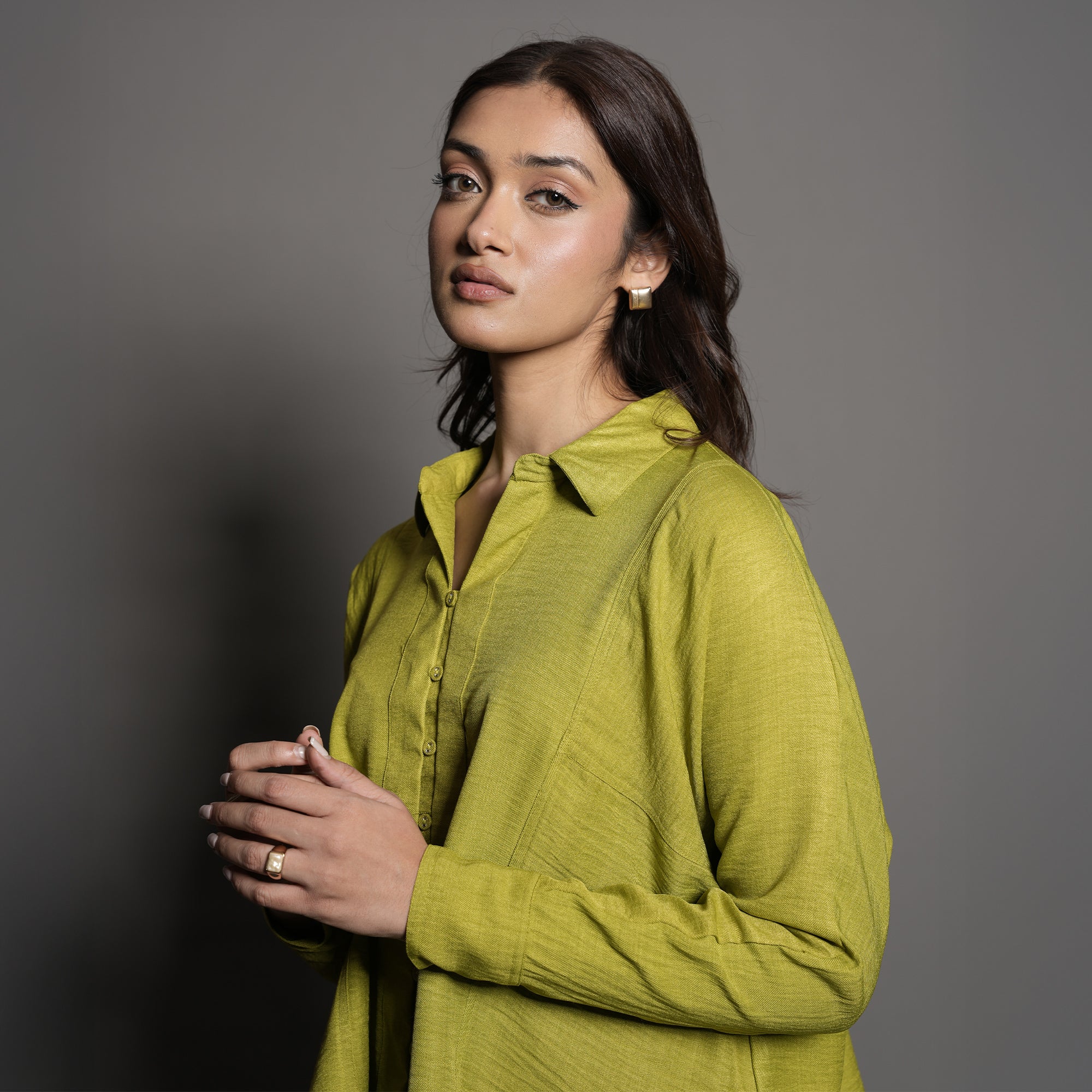 LIME DUST RELAXED CO-ORD SET