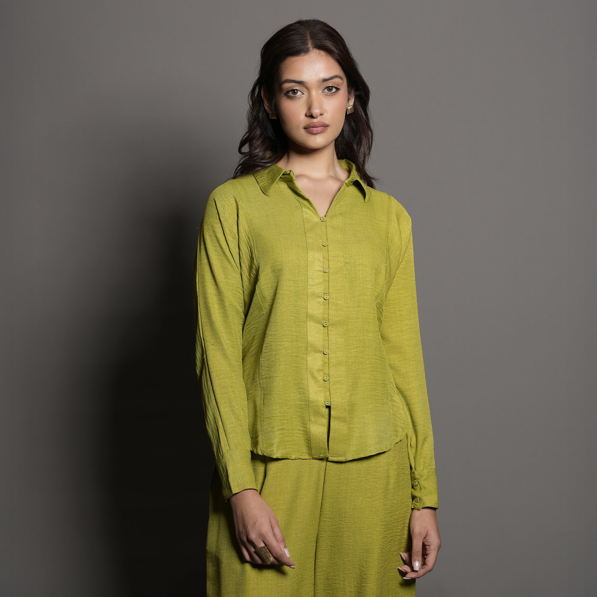 LIME DUST RELAXED CO-ORD SET