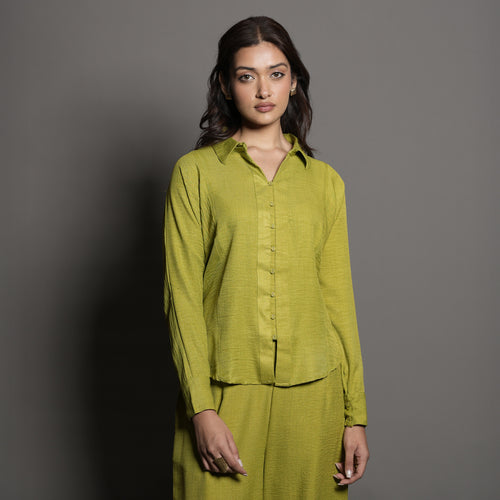 LIME DUST RELAXED CO-ORD SET