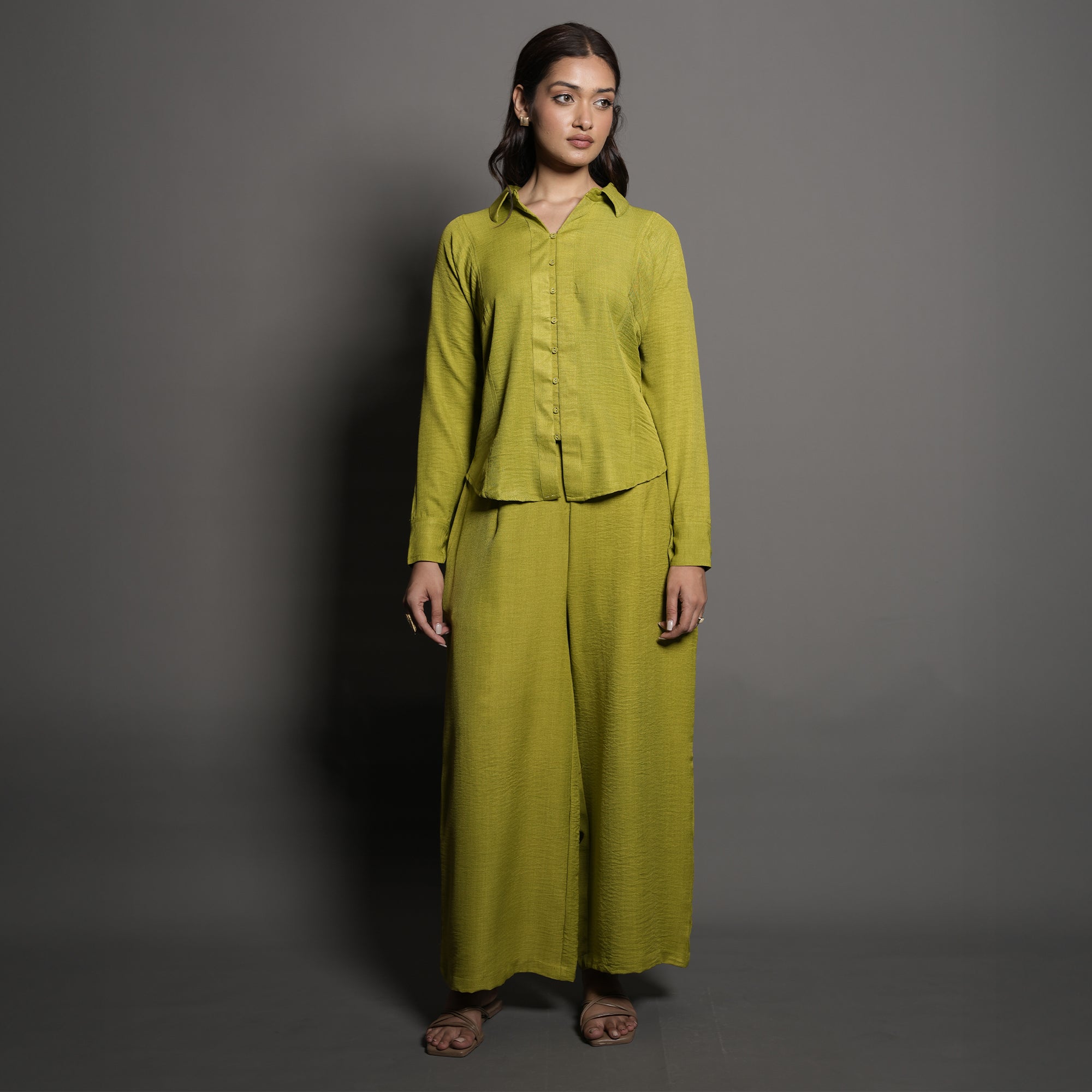 LIME DUST RELAXED CO-ORD SET