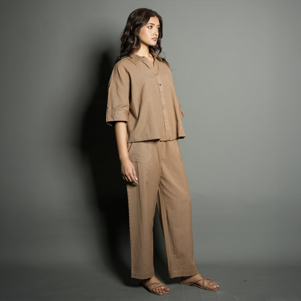 BROWN CO-ORD SET