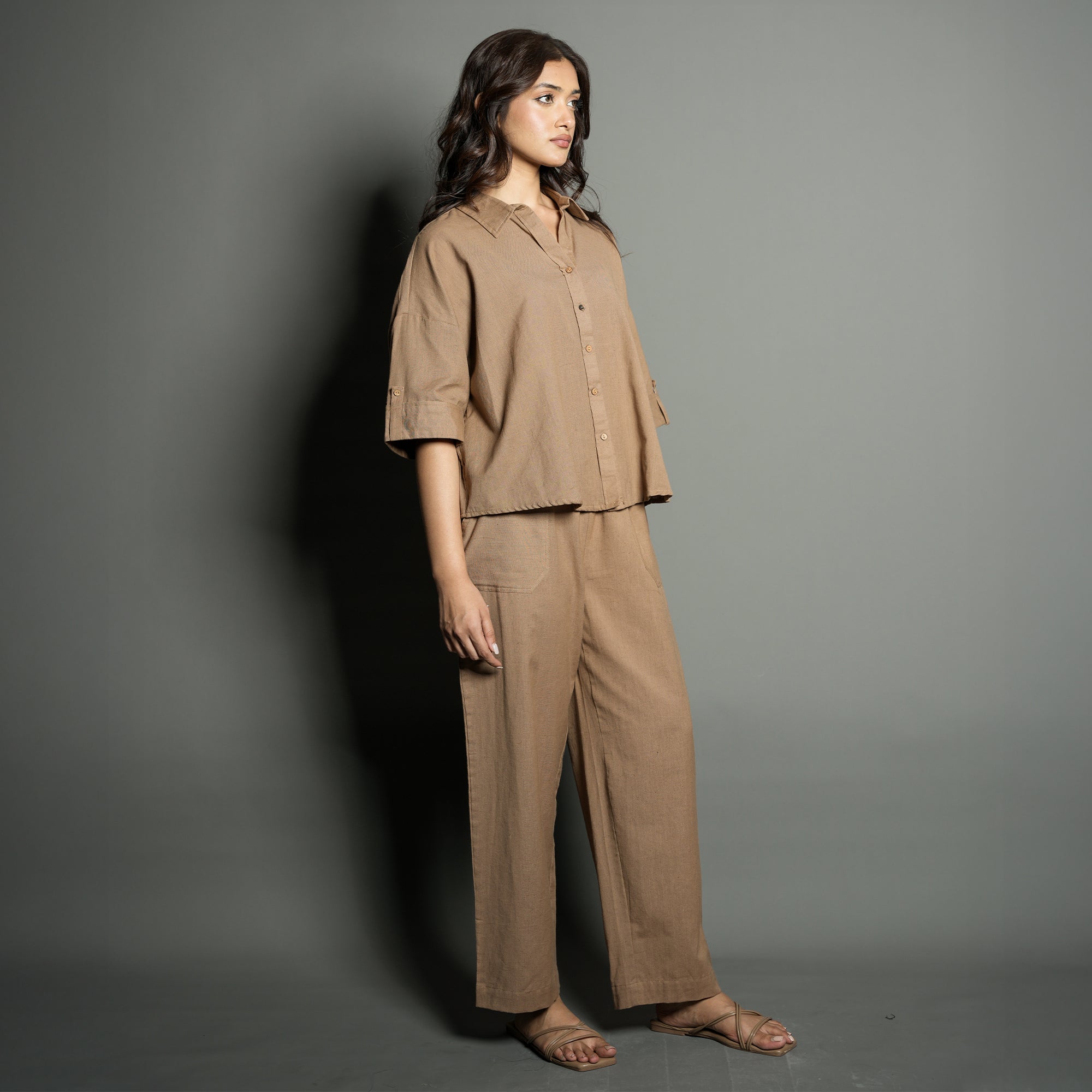 BROWN CO-ORD SET
