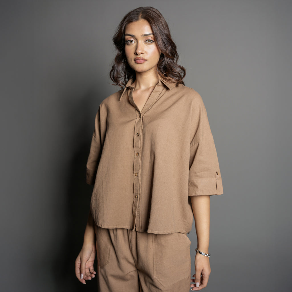 BROWN CO-ORD SET
