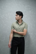 OLIVE GREEN POLO T-SHIRT