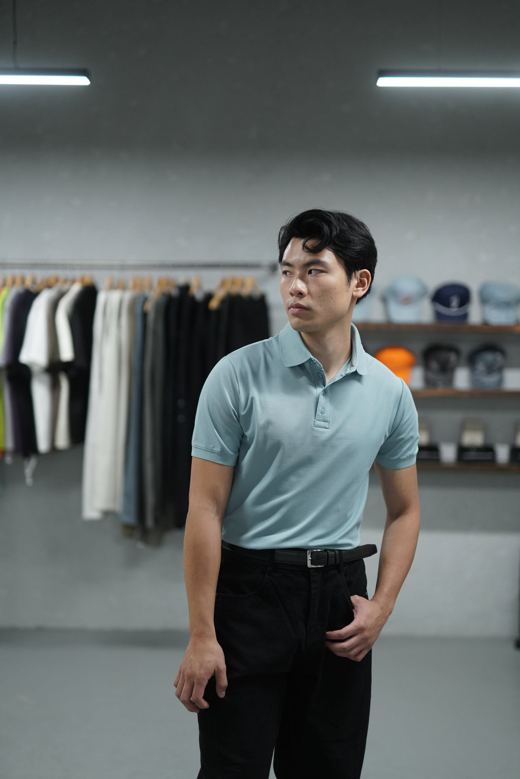 SKY BLUE POLO T-SHIRT