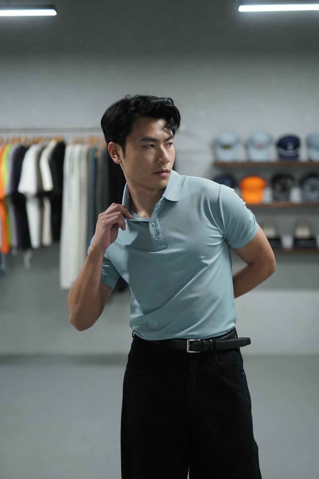 SKY BLUE POLO T-SHIRT