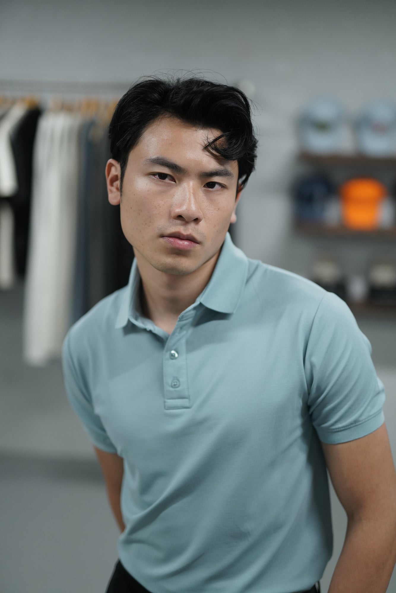 SKY BLUE POLO T-SHIRT