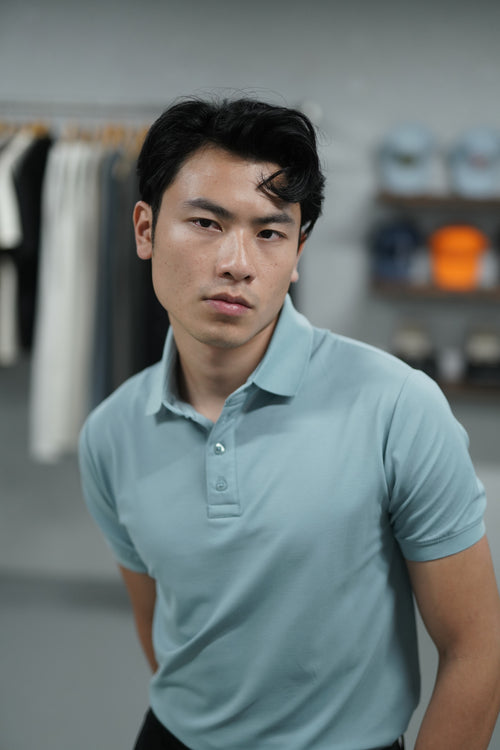 SKY BLUE POLO T-SHIRT