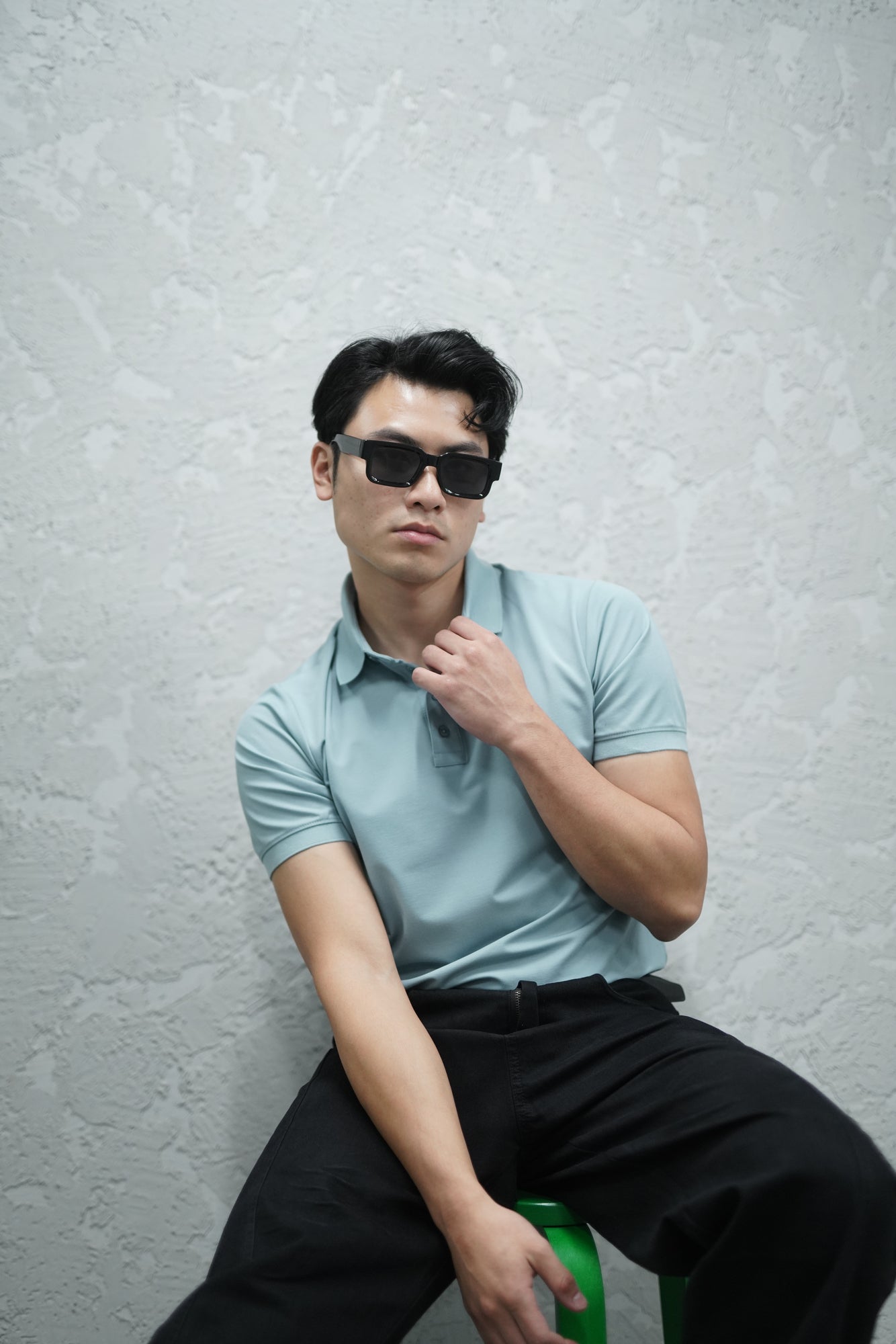 SKY BLUE POLO T-SHIRT