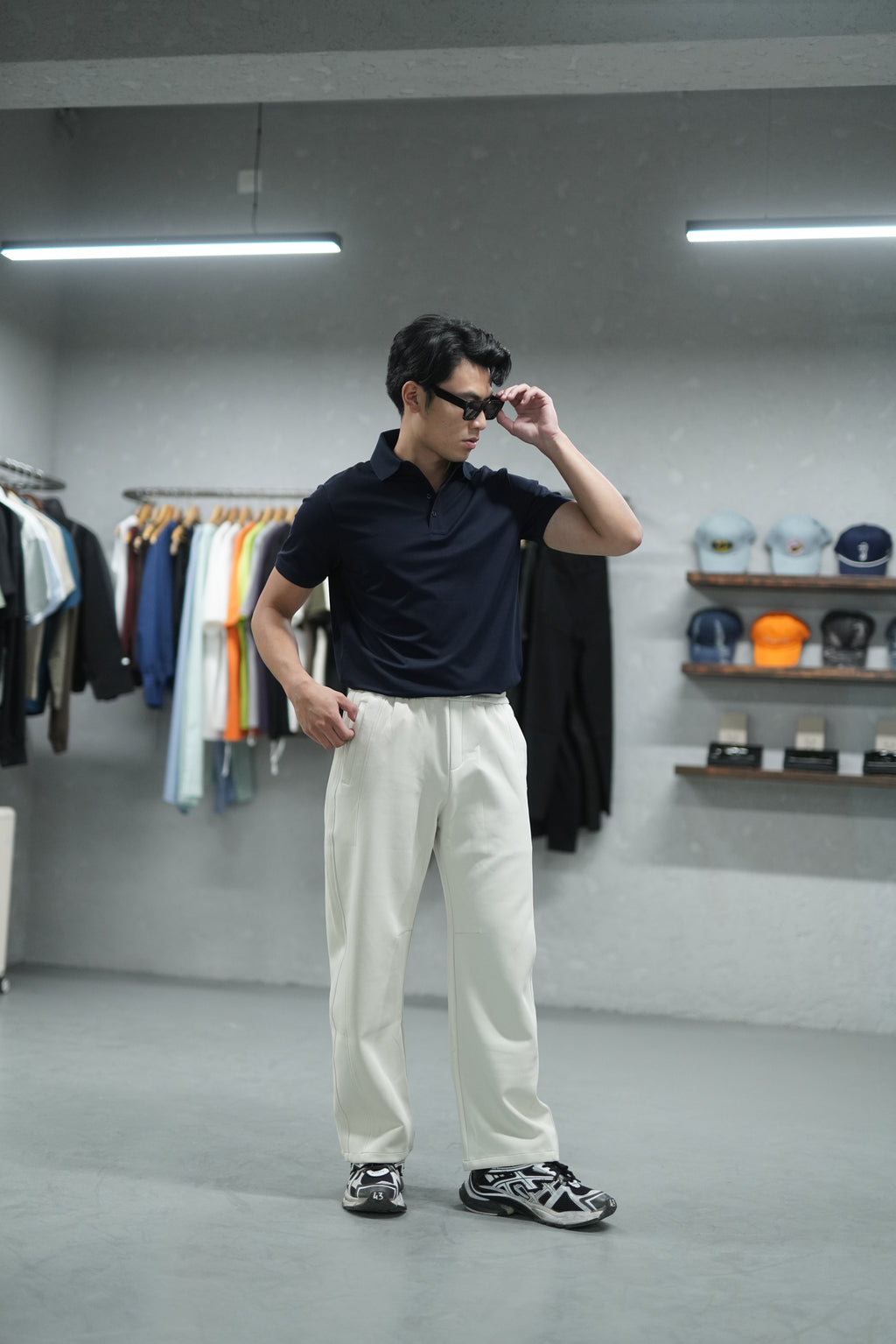 NAVY BLUE POLO T-SHIRT