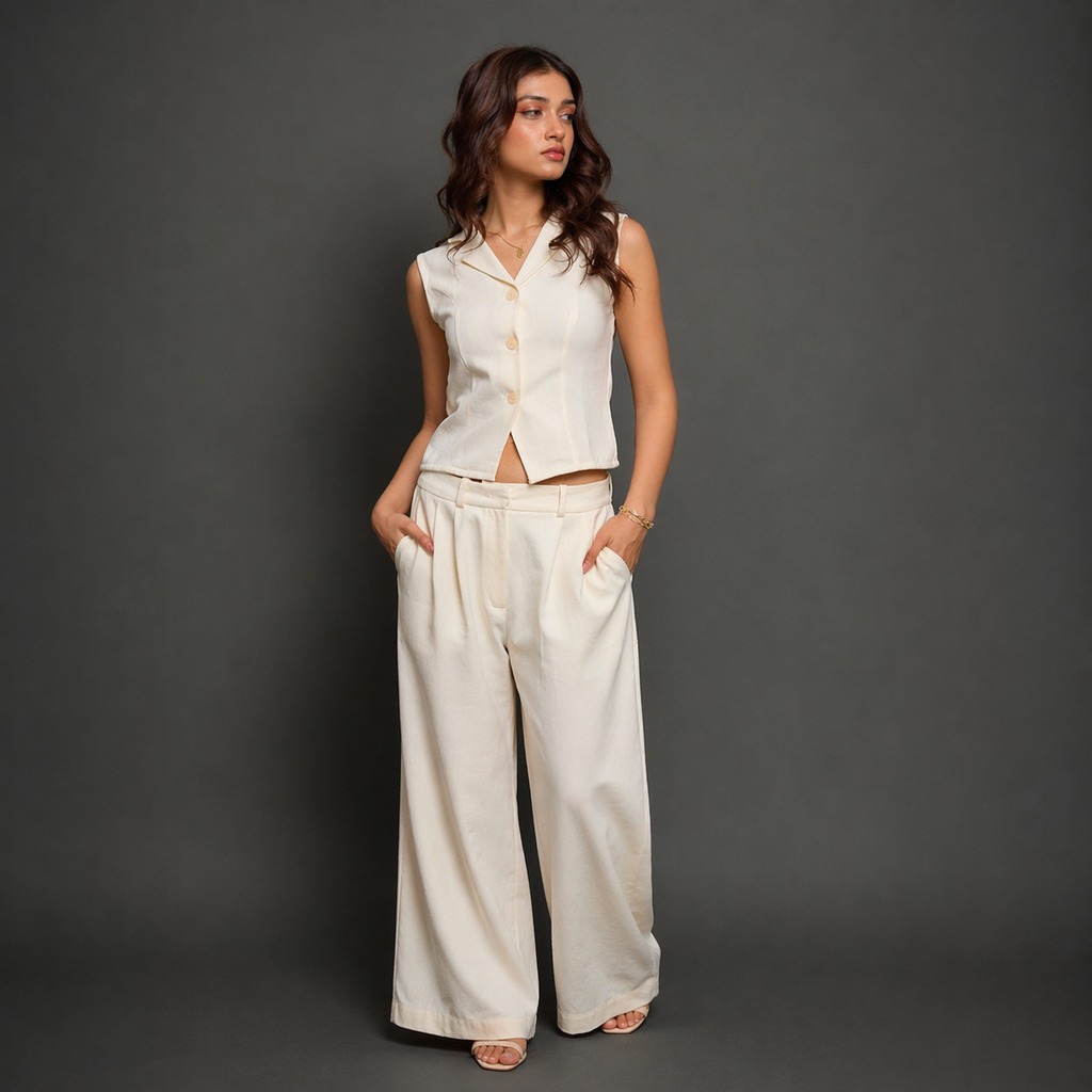 GARDENIA WAISTCOAT SET