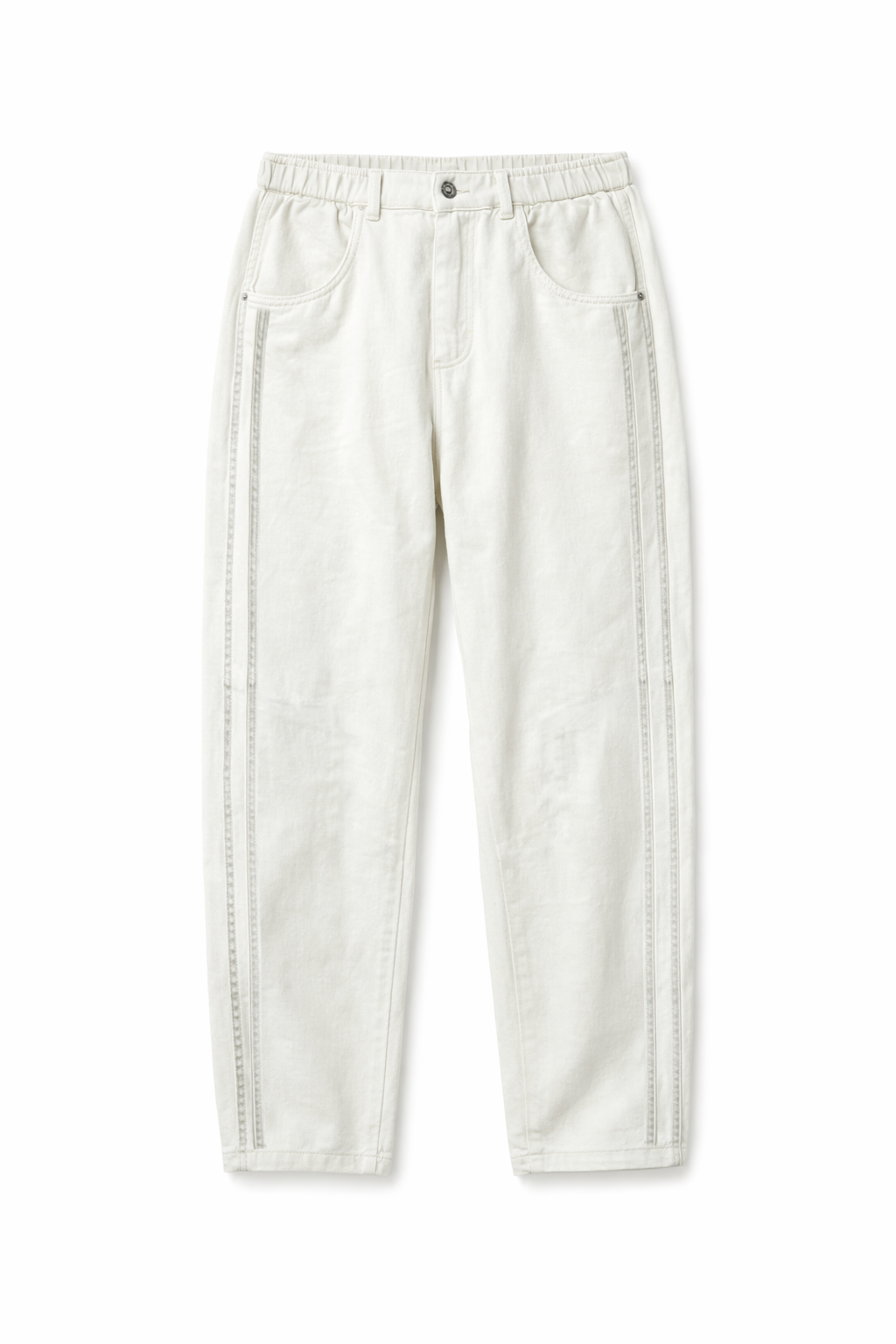 Men’s Baggy Fit Denim Jeans – Off-White