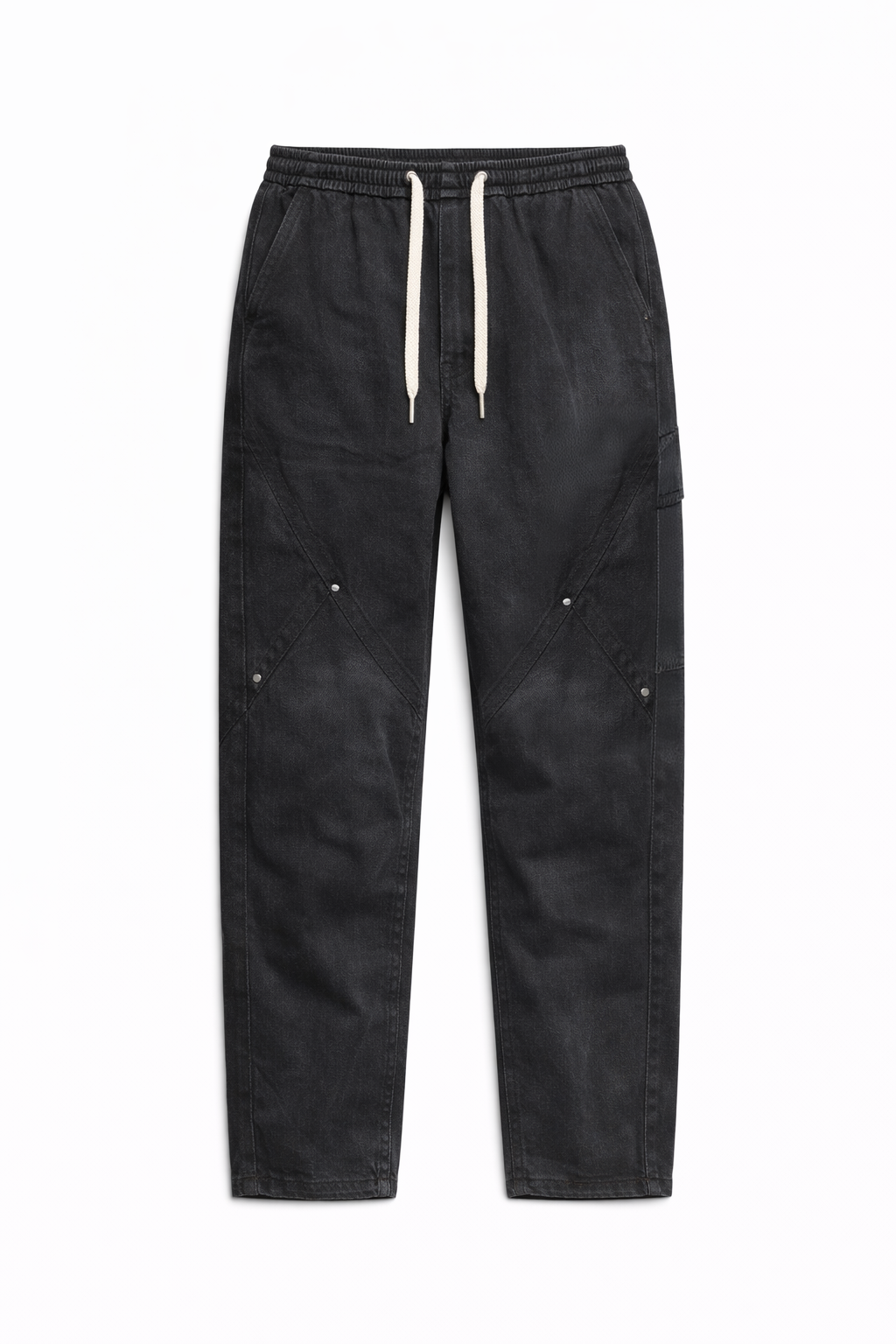 Rivet Sweatpant - Sunfaded Black