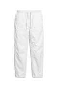 White Wide-Leg Tech Parachute Pant