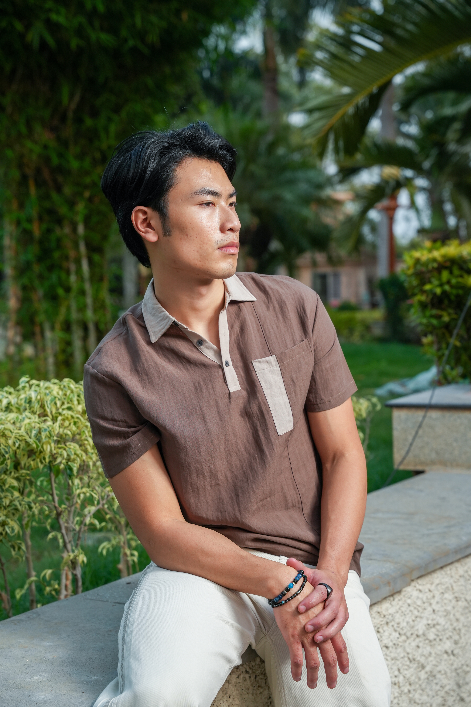 DESERT POLO TSHIRT BROWN