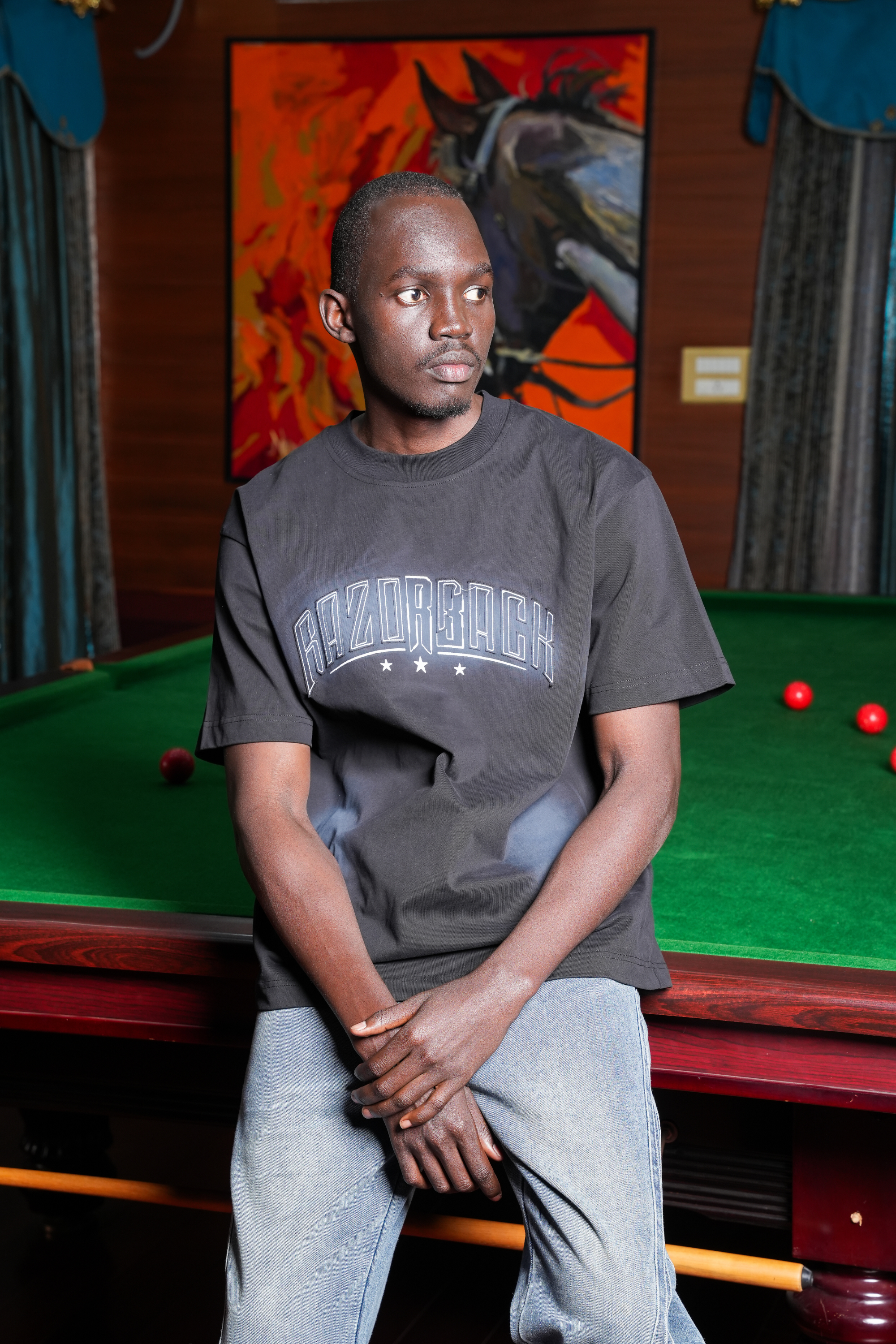 RAZORBACK BLACK T SHIRT