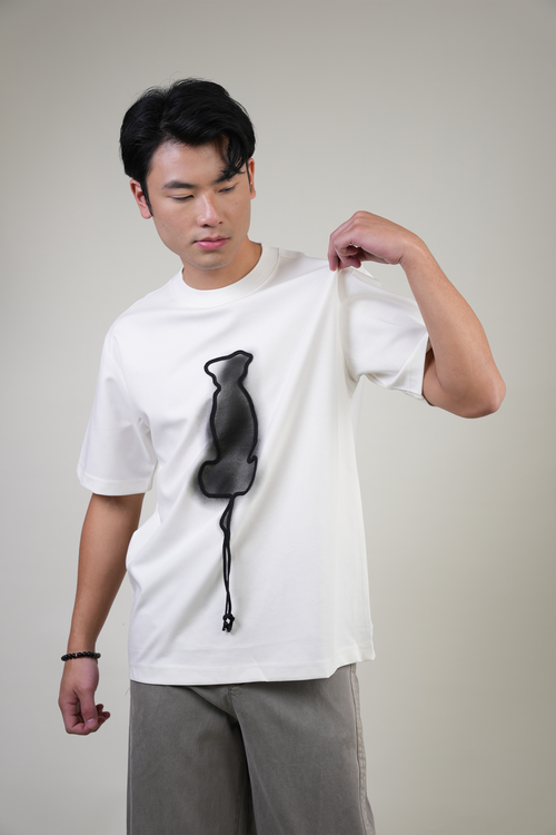 WIIZ GRAPHIC WHITE TEE