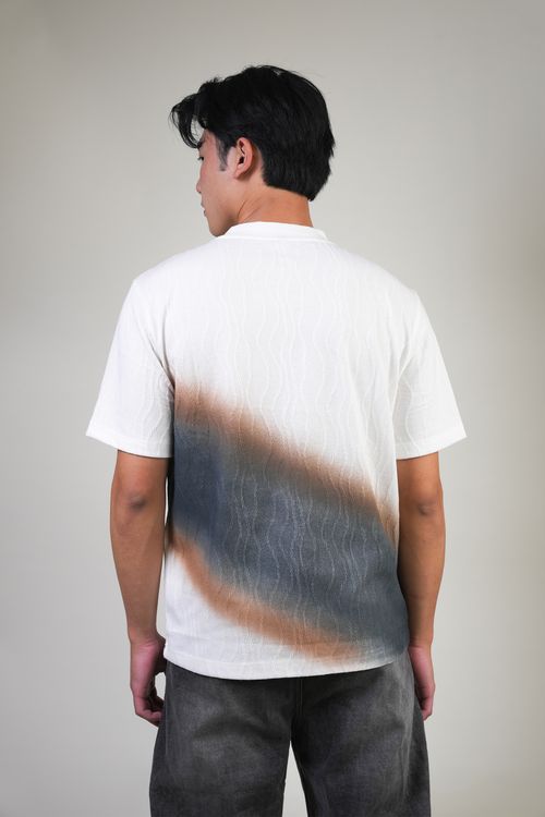 WIIZ TEXTURED BEIGE SWEATSHIRT